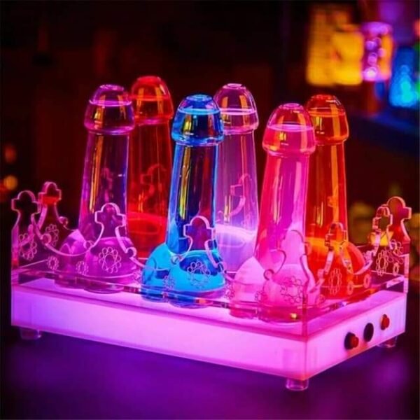 Copa en forma de pene 1 pza (cristal)