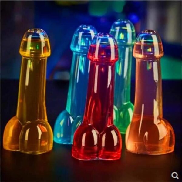 Copa en forma de pene 1 pza (cristal) - Imagen 2