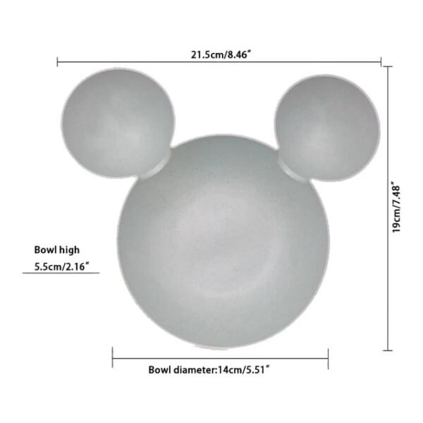Plato de Mickey Mouse CON CUBIERTOS. 1JG - Imagen 7