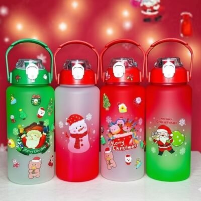 VNM - VASO MOTIVACIONAL DE 2L NAVIDEÑO (1 PZA)