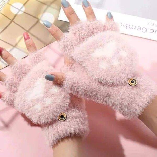 01224- GUANTES AFELPADOS DE GATO (1 PZA)