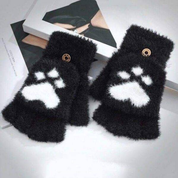01224- GUANTES AFELPADOS DE GATO (1 PZA)