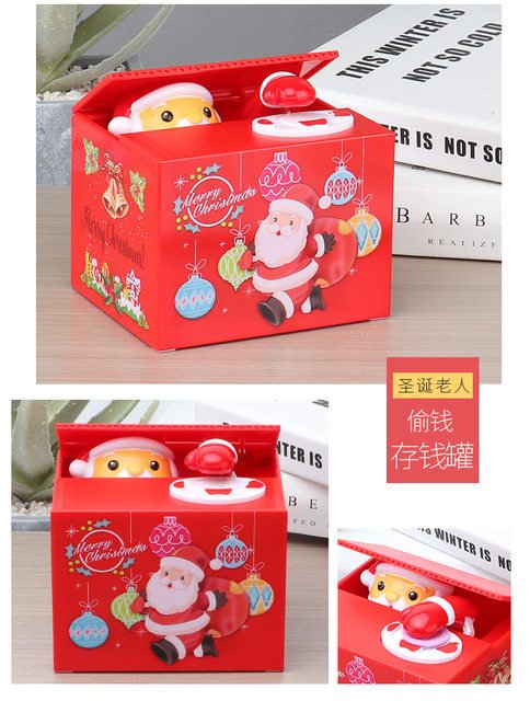 6802 - Alcancía electrónica de papa noel (1 PZA) - Imagen 4