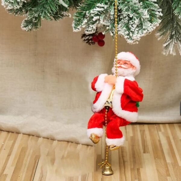🦌❄️☃️ADORNO SANTA CLAUS ESCALADA ELÉCTRICA ☃️❄️🦌 - Imagen 4