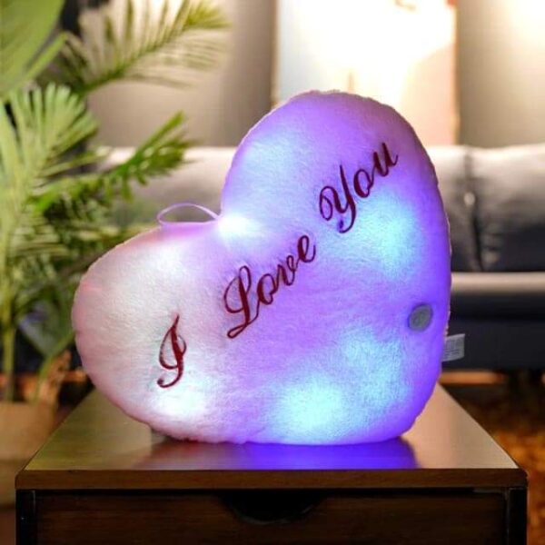 FXD- PELUCHE DE CORAZÓN CON LUZ LED (1 PZA) - Imagen 9