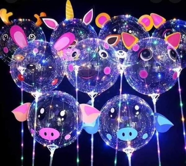 B173-GLOBOS DE LUZ LED "ANIMALS" - Imagen 2