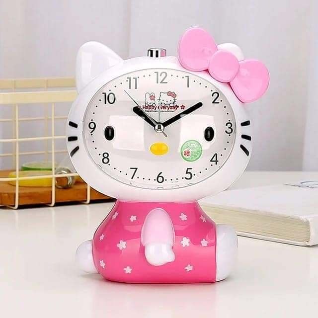 9028-RELOJ-DESPERTADOR KITTY 1PZA - Imagen 2