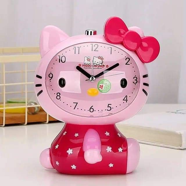 9028-RELOJ-DESPERTADOR KITTY 1PZA - Imagen 3