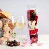 2157 - OSO CON ROSAS "HAPPY E DAY" (1 PZA)