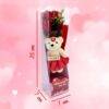 2157 - OSO CON ROSAS "HAPPY E DAY" (1 PZA)