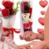 2157 - OSO CON ROSAS "HAPPY E DAY" (1 PZA)