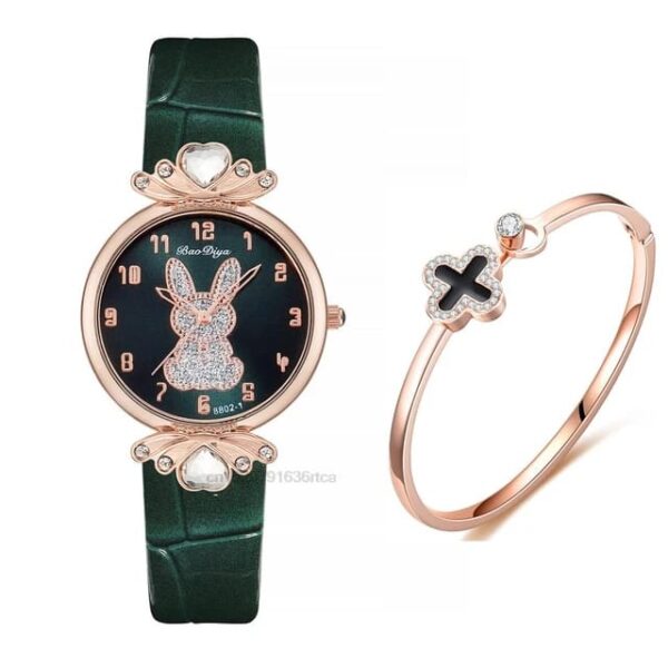 RELOJ DE "CONEJO" INCLUYE ESTUCHE Y PULSERA (1PZA) - Imagen 5