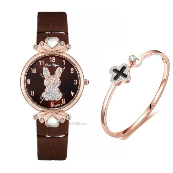 RELOJ DE "CONEJO" INCLUYE ESTUCHE Y PULSERA (1PZA) - Imagen 9