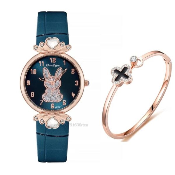 RELOJ DE "CONEJO" INCLUYE ESTUCHE Y PULSERA (1PZA) - Imagen 3