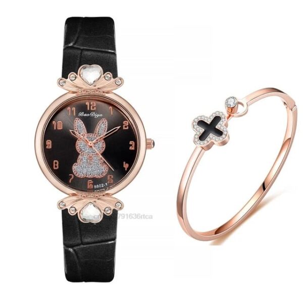 RELOJ DE "CONEJO" INCLUYE ESTUCHE Y PULSERA (1PZA) - Imagen 2