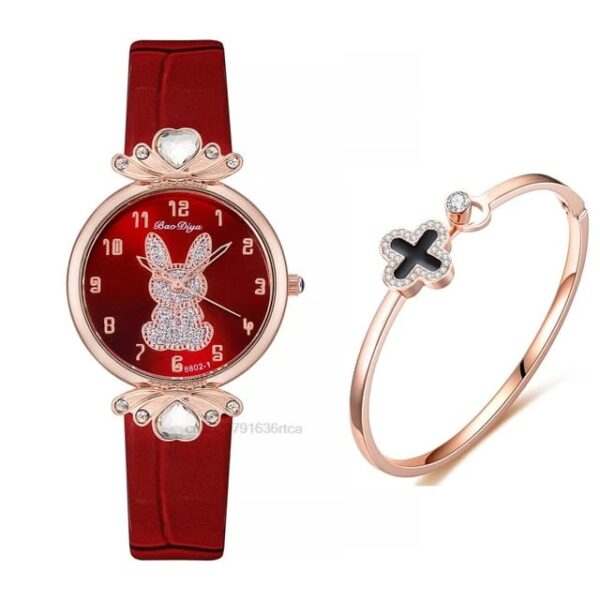 RELOJ DE "CONEJO" INCLUYE ESTUCHE Y PULSERA (1PZA) - Imagen 7