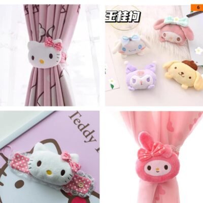 XHD50-SUJETADOR PARA CORTINAS "SANRIO" (1PZA)