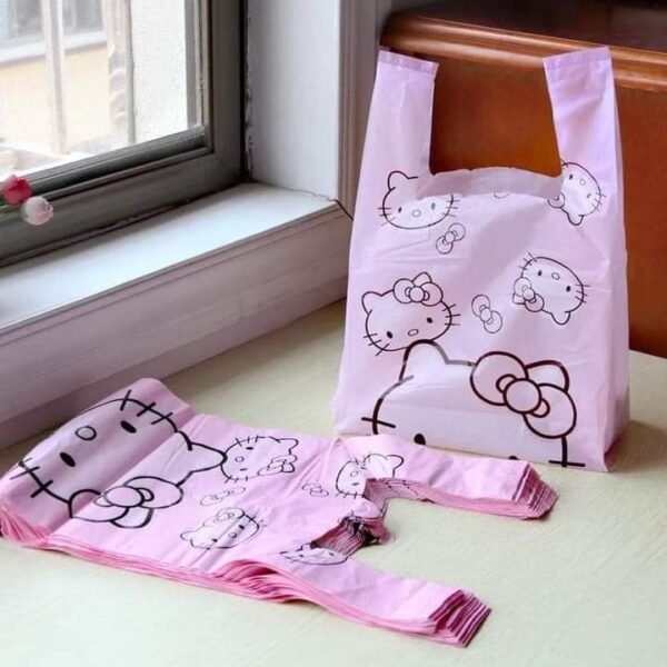 HBXD- BOLSA DE PLÁSTICO HELLO KITTY (1 PAQUETE) - Imagen 6