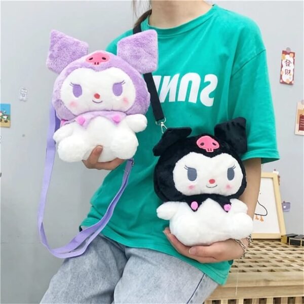 🫶🏼MOCHILA KUROMI AFELPADA 🫶🏼 (1PZA)