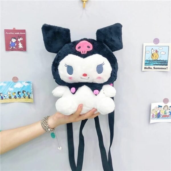 🫶🏼MOCHILA KUROMI AFELPADA 🫶🏼 (1PZA) - Imagen 7