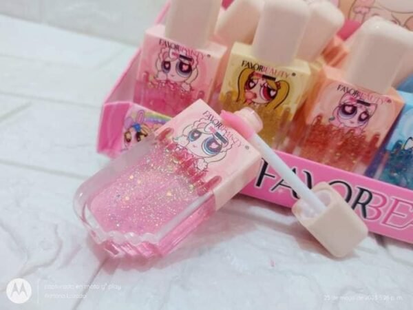 FAVORBEAUTY LIP GLOSS CHICAS SUPER PODEROSAS EN FORMA DE PALETA  (1 CAJA CON 24PZS) - Imagen 2