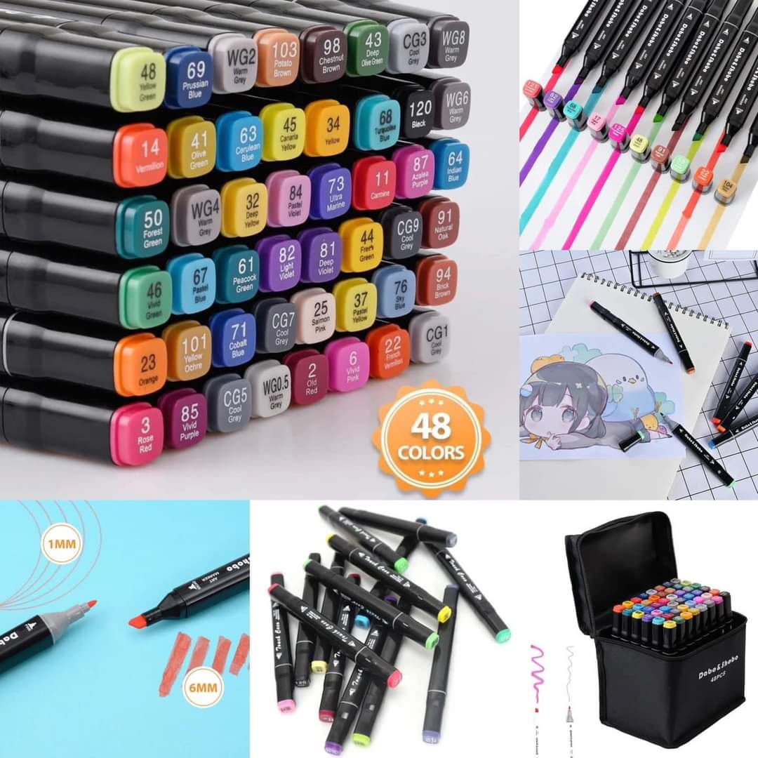 PLUMONES TOUCH DOBLE PUNTA 🖍️24 pcs 🖍️36 pcs 🖍️60 pcs 🖍️24