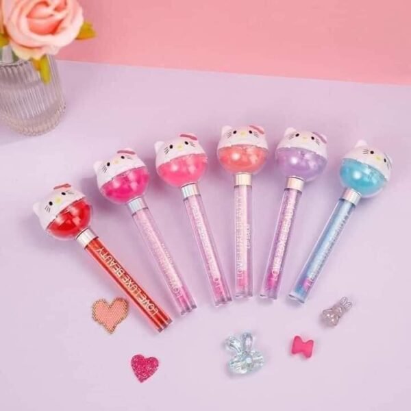LG3149-LIP GLOSS CON BALSAMO HELLO KITTY(1 CAJA) - Imagen 3