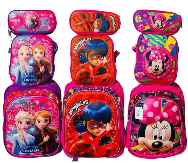 MOCHILA COMBO ESCOLAR PERSONAJES (1PZA) - Imagen 3