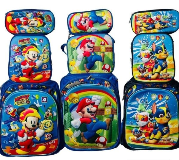 MOCHILA COMBO ESCOLAR PERSONAJES (1PZA) - Imagen 6