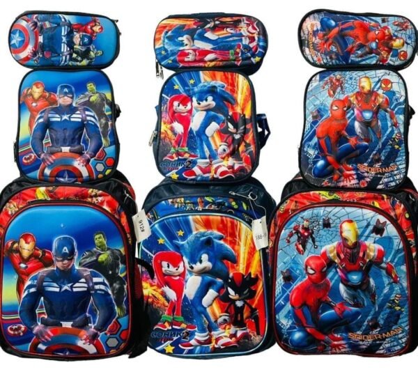 MOCHILA COMBO ESCOLAR PERSONAJES (1PZA) - Imagen 8