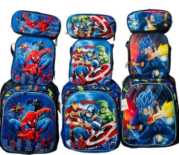 MOCHILA COMBO ESCOLAR PERSONAJES (1PZA) - Imagen 10