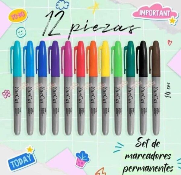 996655-KIT DE PLUMONES TIPO SHARPIE (1PZA)