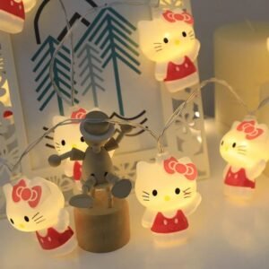 LU3195 -🌈🎀SERIE DE LUCES HELLO KITTY (SOLO MODELO GARRITA) 💖💖🌈(1 PZA)
