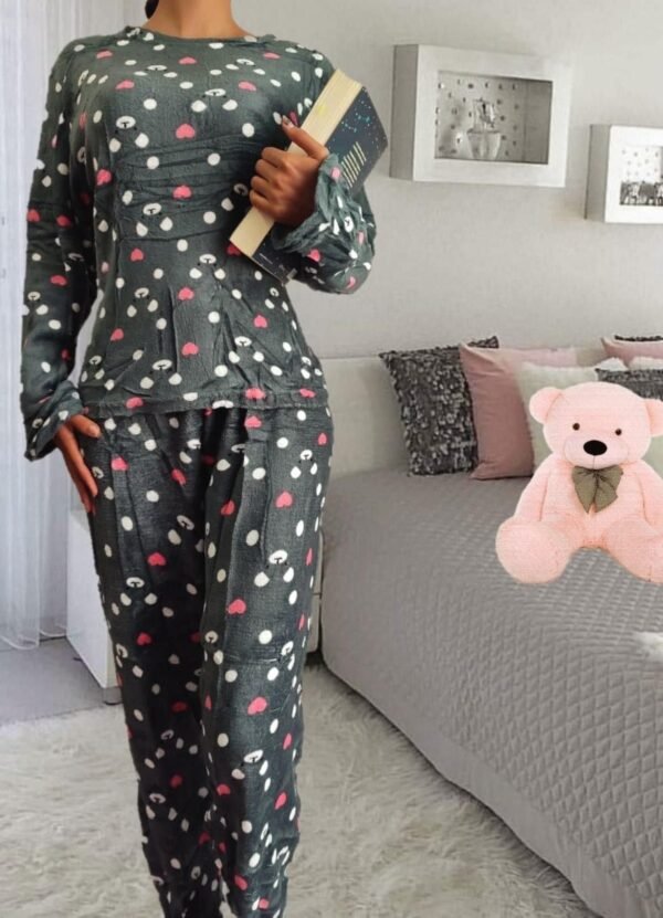 DM86K- PIJAMA AFELPADA PARA ADULTO (1PZA) - Imagen 5