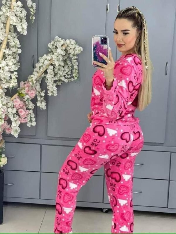 DM86K- PIJAMA AFELPADA PARA ADULTO (1PZA) - Imagen 7