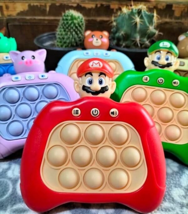 TZTJ- POP IT ELECTRONICO "MARIO BROSS/LUIGI/POKEMON" (1 PZA) - Imagen 5