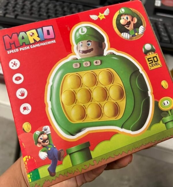 TZTJ- POP IT ELECTRONICO "MARIO BROSS/LUIGI/POKEMON" (1 PZA) - Imagen 7