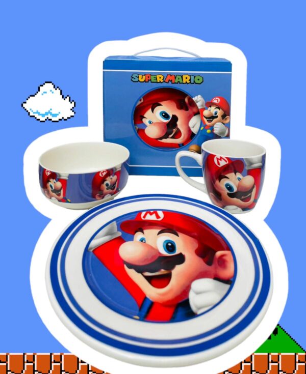 SU65- SET DE CERAMICA 3 EN "MARIO BROSS"