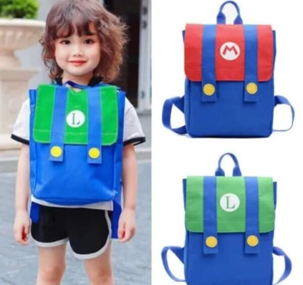 FU7-♥️💚MOCHILA MARIO BROSS y LUIGI ♥️💚(1 PZA) - Imagen 8