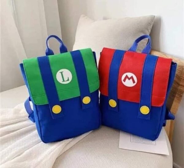 FU7-♥️💚MOCHILA MARIO BROSS y LUIGI ♥️💚(1 PZA)