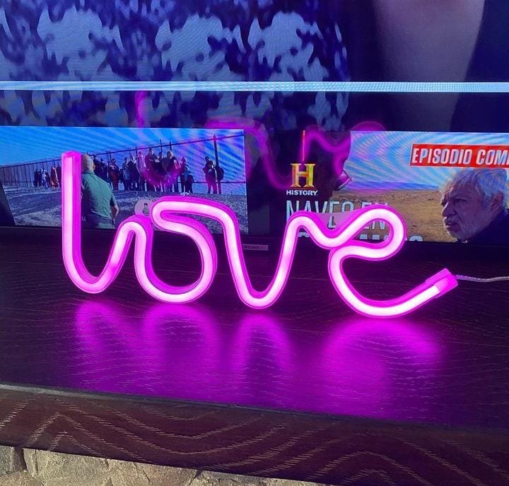 6915- LAMPARA LOVE (1 PZA)