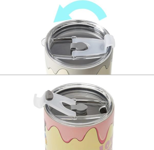 LU6949-48- TERMO DE PERSONAJES CON POPOTE METALICO (1 PZA) - Imagen 9