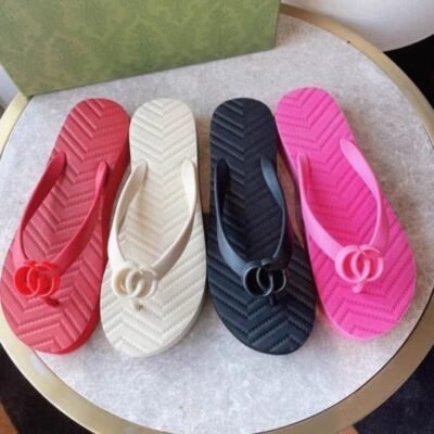 4002-SANDALIAS LOGOTIPO GUCCI (1PZA)
