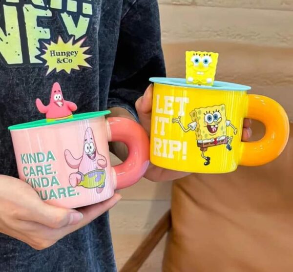 5012- TAZA DE BOB ESPONJA/PATRICIO ESTRELLA (1 PZA)