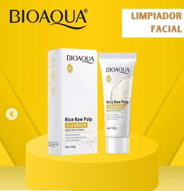3840- JABON FACIAL DE ARROZ "BIOAQUA" (1 PZA) - Imagen 5