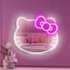 JMYKL- ESPEJO HELLO KITTY CON LUZ LED 30X36 CM (1 PZA)