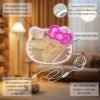 JMYKL- ESPEJO HELLO KITTY CON LUZ LED 30X36 CM (1 PZA)