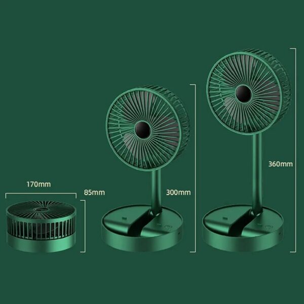 SSZDFS- VENTILADOR CIRCULAR DE ESCRITORIO/PORTACELULAR (1 PZA) - Imagen 6