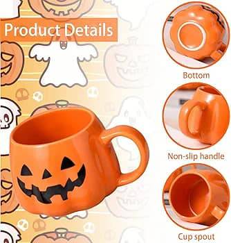TCB051-TAZA CALABAZA HALLOWEEN (1PZA)