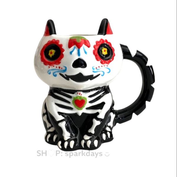 TCB049-TAZA "GATO CALAVERA"(1PZA) - Imagen 4